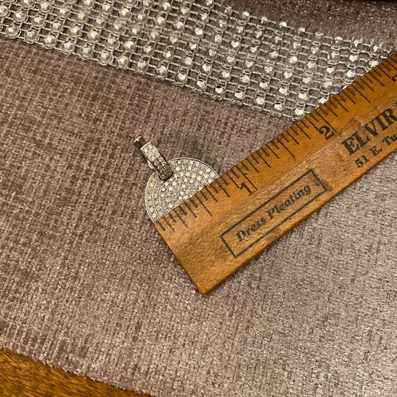 TAL DESIGNS 14KT DIAMOND EARRINGS DISCS & HUGGIES GSI1 2.55CTS W/G 585 BRAND NEW - Picture 11 of 13